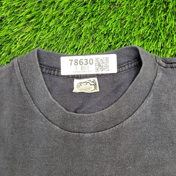 Vintage 90s Cabo-Wabo Cantina Shirt Women Medium 18x25 Black - Picture 10 of 14